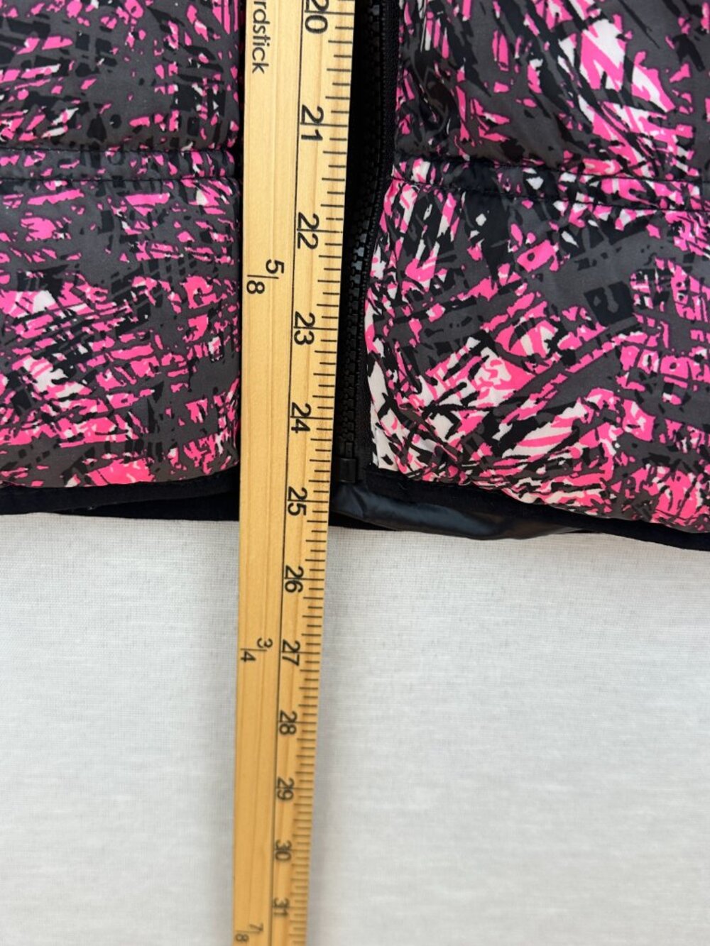 MARC NEW YORK PERFORMANCE MNY PUFFER CAMUFLAGE PINK VEST WOMEN'S SIZE M - Picture 10 of 11